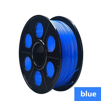 Nylon3D-filamento para impresora, 1,75mm, 1KG, PLA, ABS, PLA, madera, TPU, PETG, ASA de carbono, PP, PC: blue