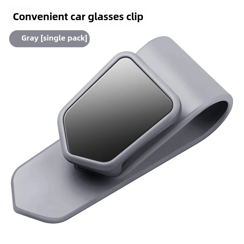 Soportes para gafas de sol, Clip para gafas de sol de coche, Clip para colgar gafas, soporte para visera UV resistente al agua, accesorios interiores: Rojo