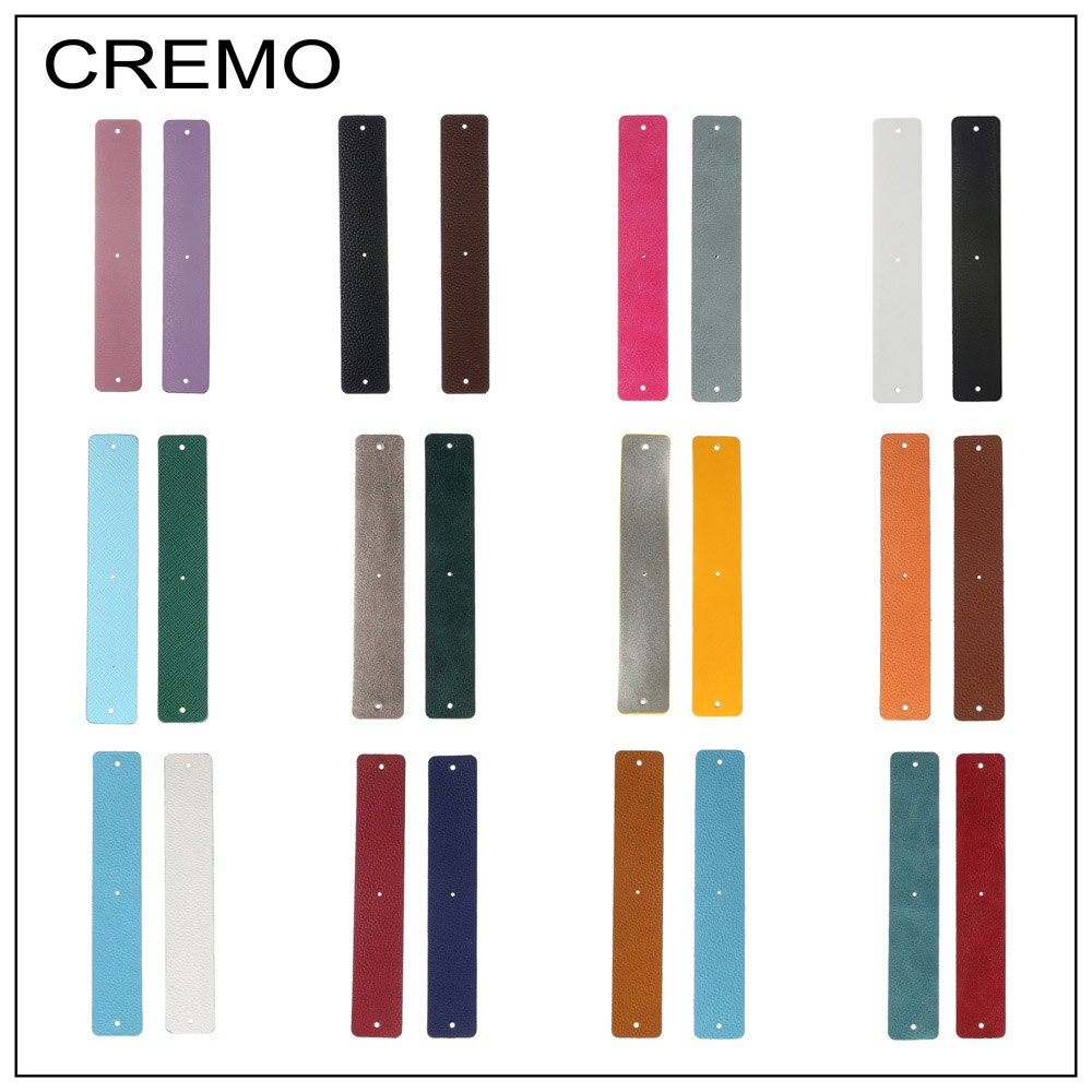 Cremo Stainless Steel Bangles Minimalist Eternal Bracelet Interchangeable Reversible Leather Strip Cocktail Bangle Pulseiras: PU leather09