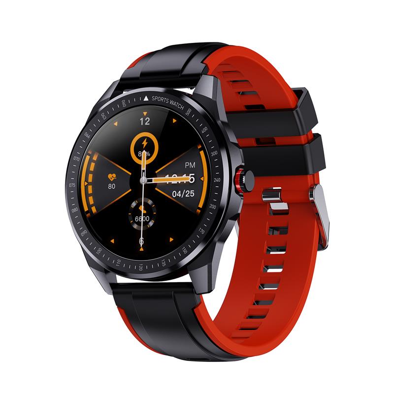 Robotsky SN88 Smartwatch - Bluetooth 5.0 Call, Fitness Tracker, Heart Rate Monitor, 1.28" Touchscreen: Red
