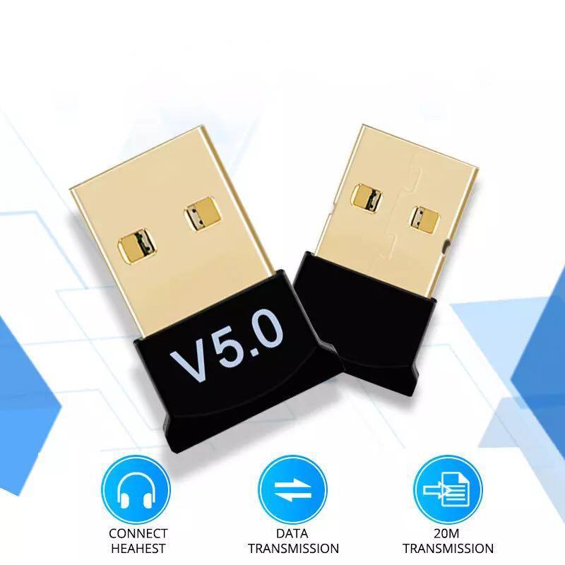 Usb Bluetooth Adapter V5.0 Desktop Computer Laptop Printer Driver-Gratis Bluetooth Ontvanger Zender