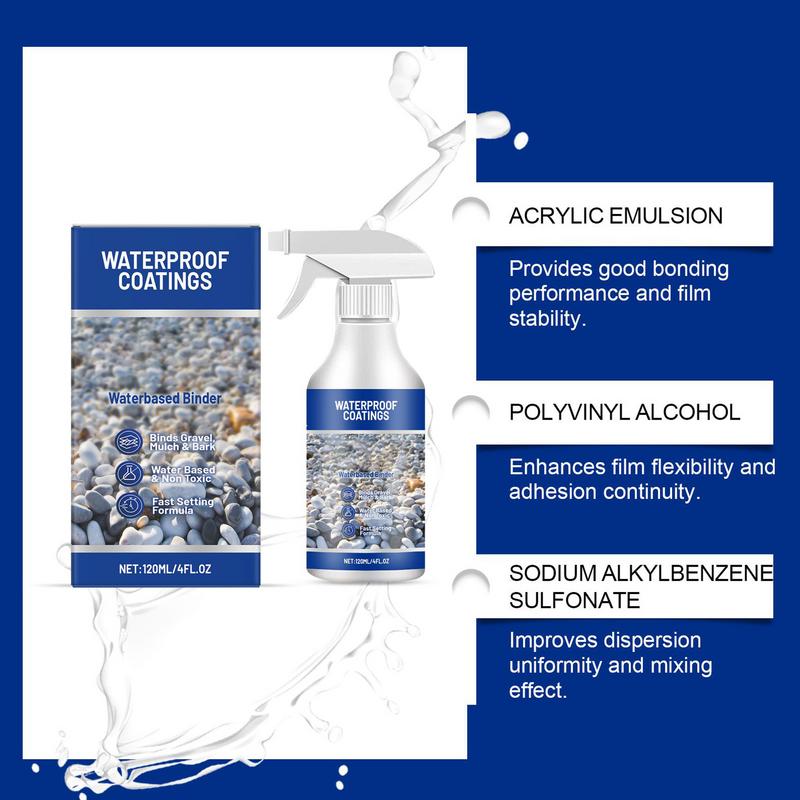 Grind Binder Mulch Lijm Voor Rotsen Sealer Lijm Stabilisator Waterdicht Sneldrogend Spray 120ml Voor Outdoor Yard Speeltuin