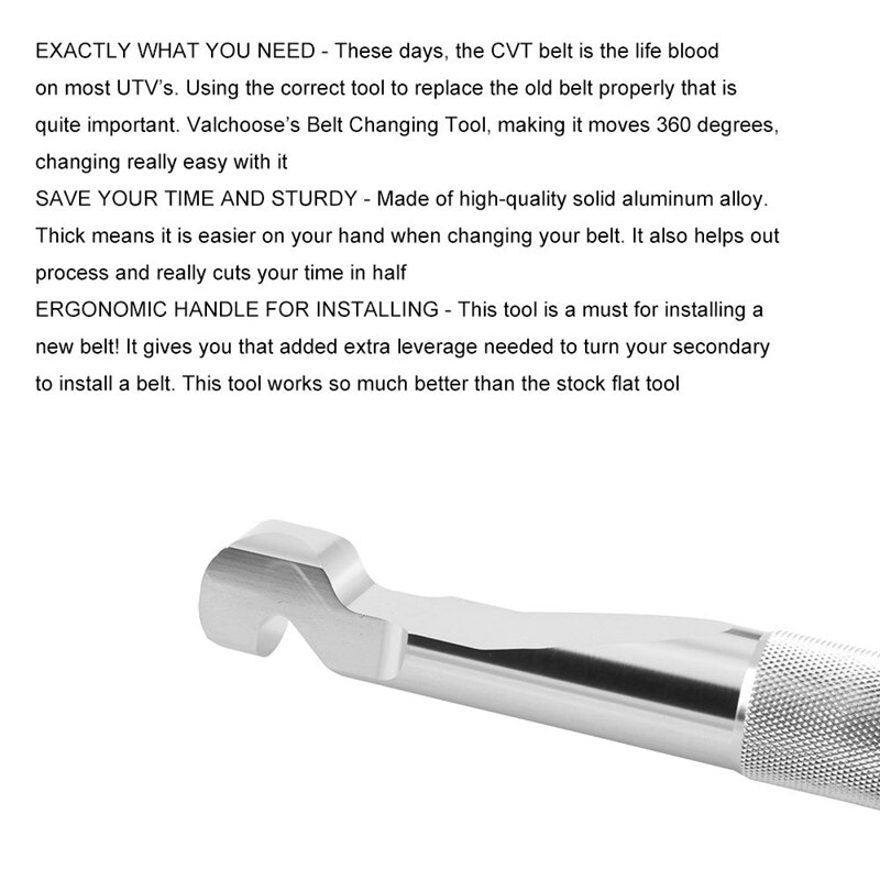 Primary Clutch Puller & Belt Change Removal Tool for Polaris RZR XP 1000 900 800 Clutch Pull Turbine Belt Removal Tool