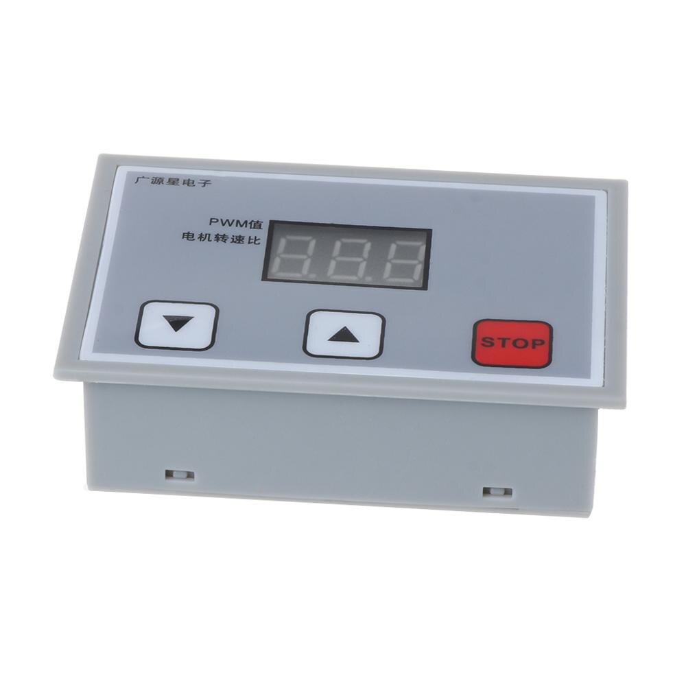 Digital Display 0~100% adjustable DC 12V 24V 5A 120W PWM Motor Speed Controller Regulator Reversible Variable Speed Slow Start