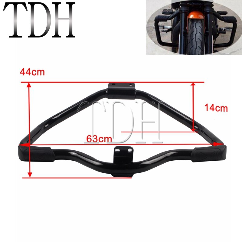 Krom motorsykkel motorvei motorvern krasjstang til harley sportster 04-19 xl 48 superlow jern 883 1200 xr1200 883r