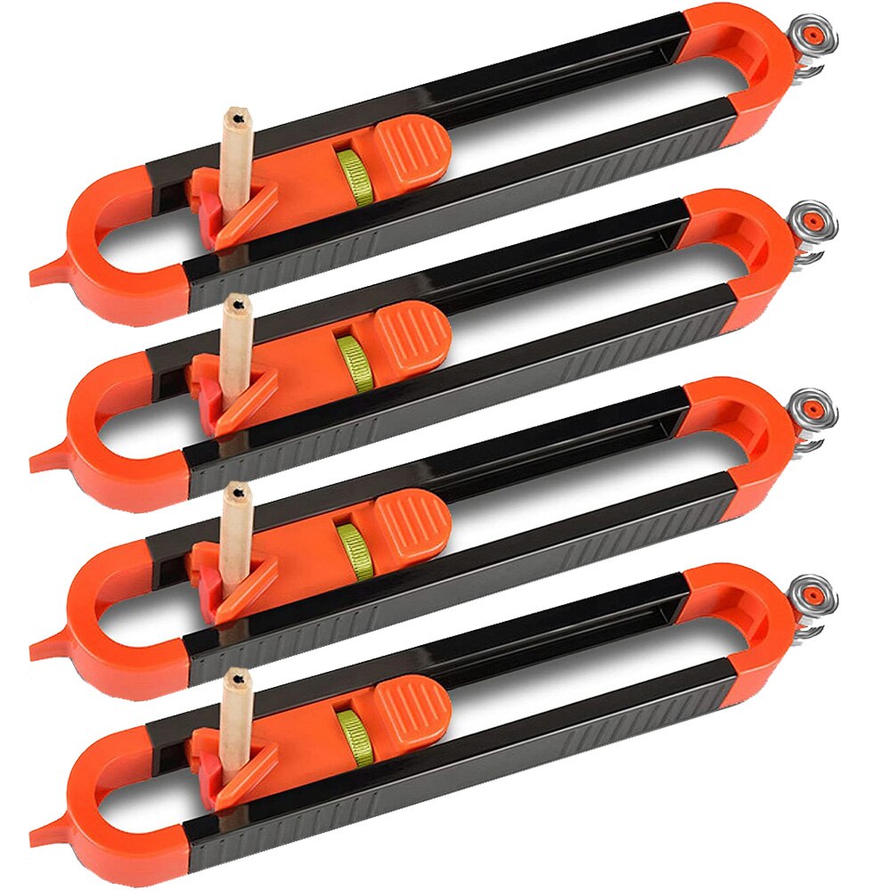 Precise Contour Gauge Profile Tool Irregular Contour Duplicator Gauge Tools fit for Welding Flooring Tile Carpet Woodworking DIY: 4 pcs