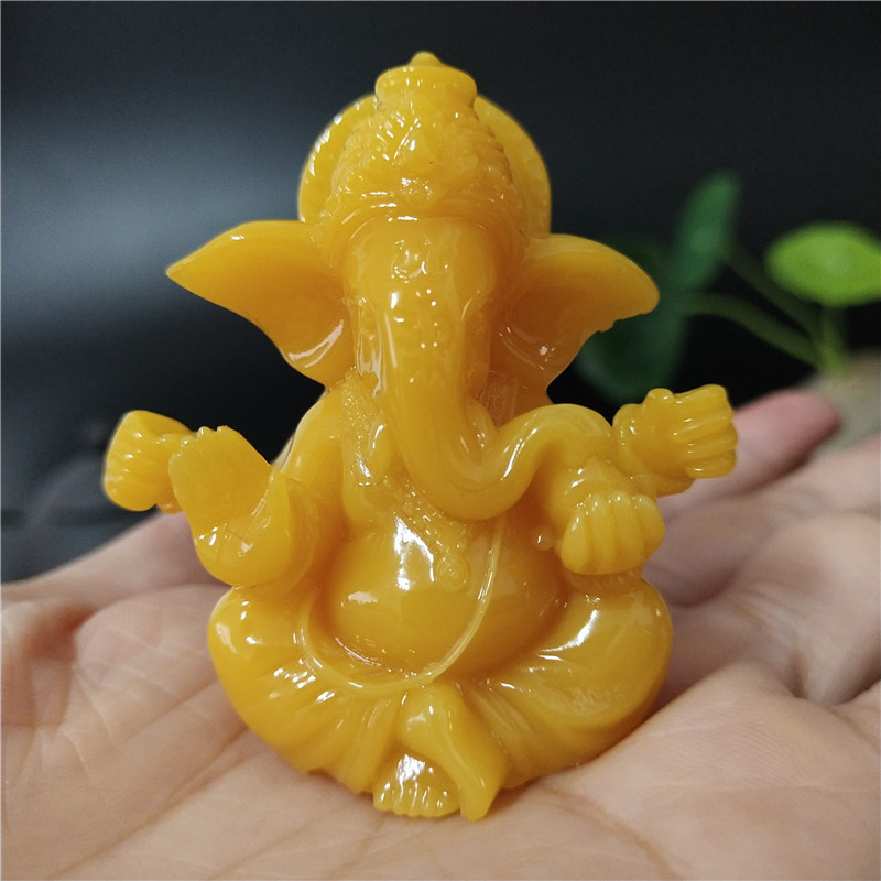 lord ganesha statue buddha elefant gud skulpturer figurer håndlaget håndverk hjem hage blomsterpotte buddha dekorasjon statuer