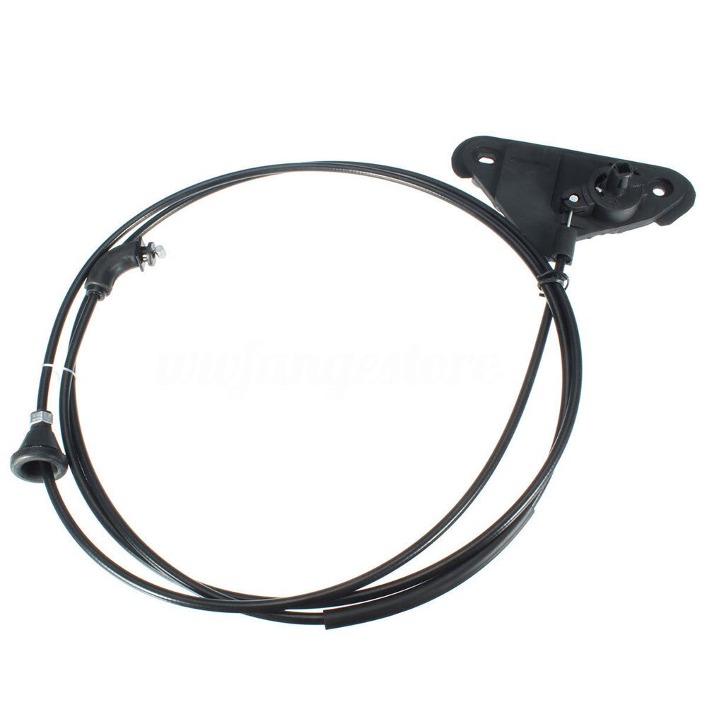 Vehemo Zwart 205CM Hood Release Kabel Bonnet Hood Kabel Auto Accessoires Licht Voertuig Outdoor Bonnet Kabel Cover Auto Accessoires