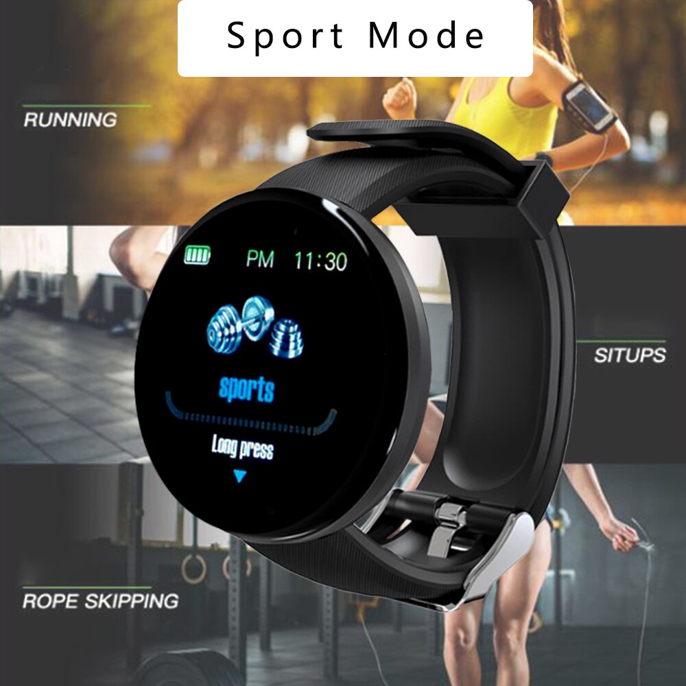 Smart Wristband Blood Pressure Heart Rate Measurement D18 Bluetooth Smart Bracelet Sport Tracker Smart Watch D13 Smartwatch A2