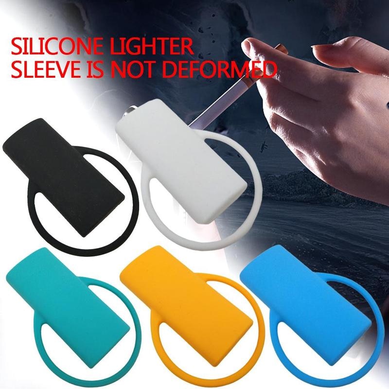 10 Stuks Verschillende Kleuren Siliconen Lichtere Dekking Veilig Stash Clip Sleutelhanger Lichter Holder Secure Houder