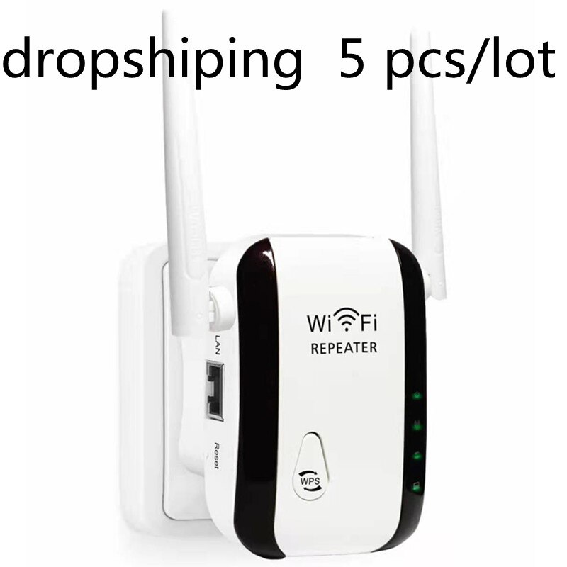 Hengshanlao Dropshiping 5Pcs 500M 4G 5G Draadloze Wifi Repeater 300Mbps Wifi Router Extender Signaalversterker 2 Antenne Booster