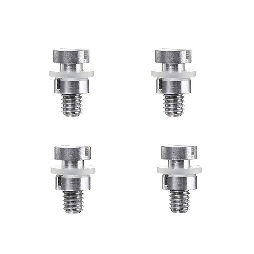 4pcs Turntable Mounting Screws - Metal Headshell DIY Replacement Parts for LP Vinyl Record Players