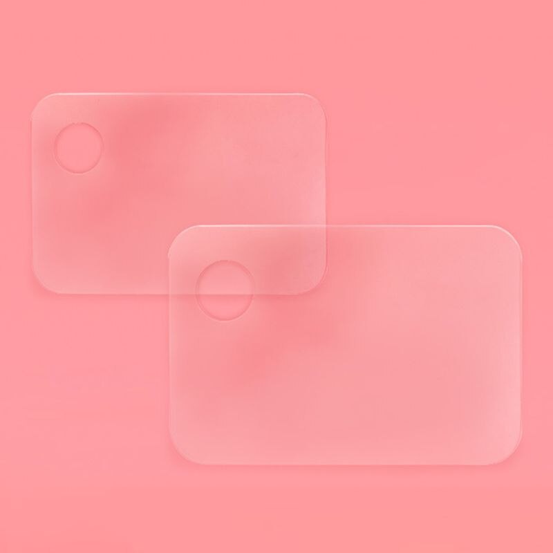 Rectangle Acrylic Transparent Paint Palette Watercolor Makeup Oil Painting Art Supplies Artist Painting Palette 20x30/30x40cm