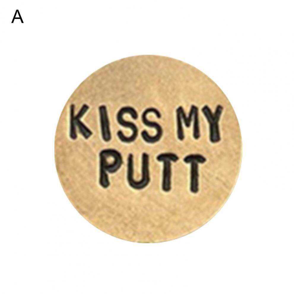 Golf Ball Markers Alloy Golf Cap Marker Easily Use Lightweight High Strength Golf Cap Marker: A