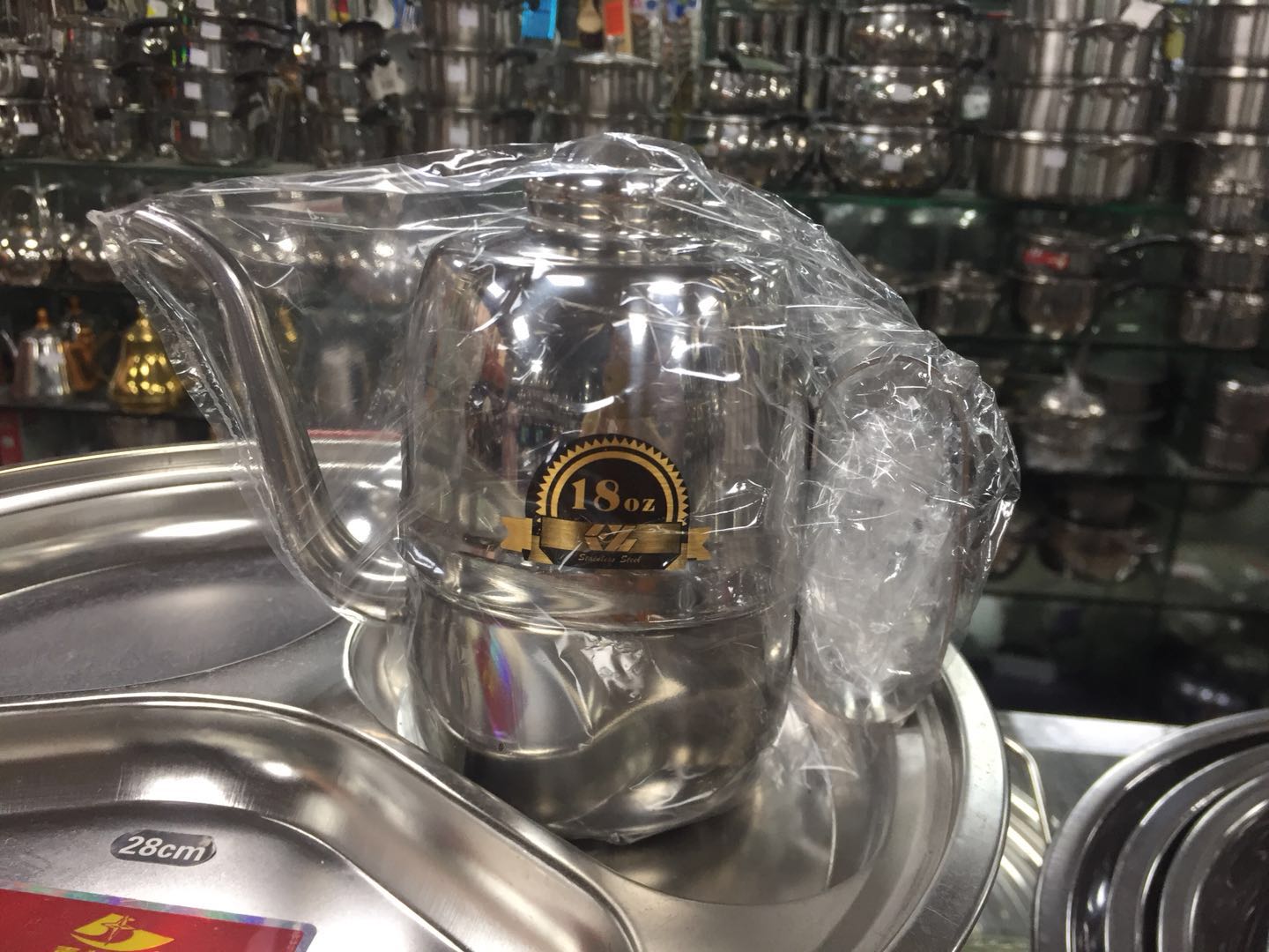 stainless steel kitchen oil pot leakproof oil small seasoning pot angshi vinegar pot soy sauce bottle vinegar bottle pot kettle