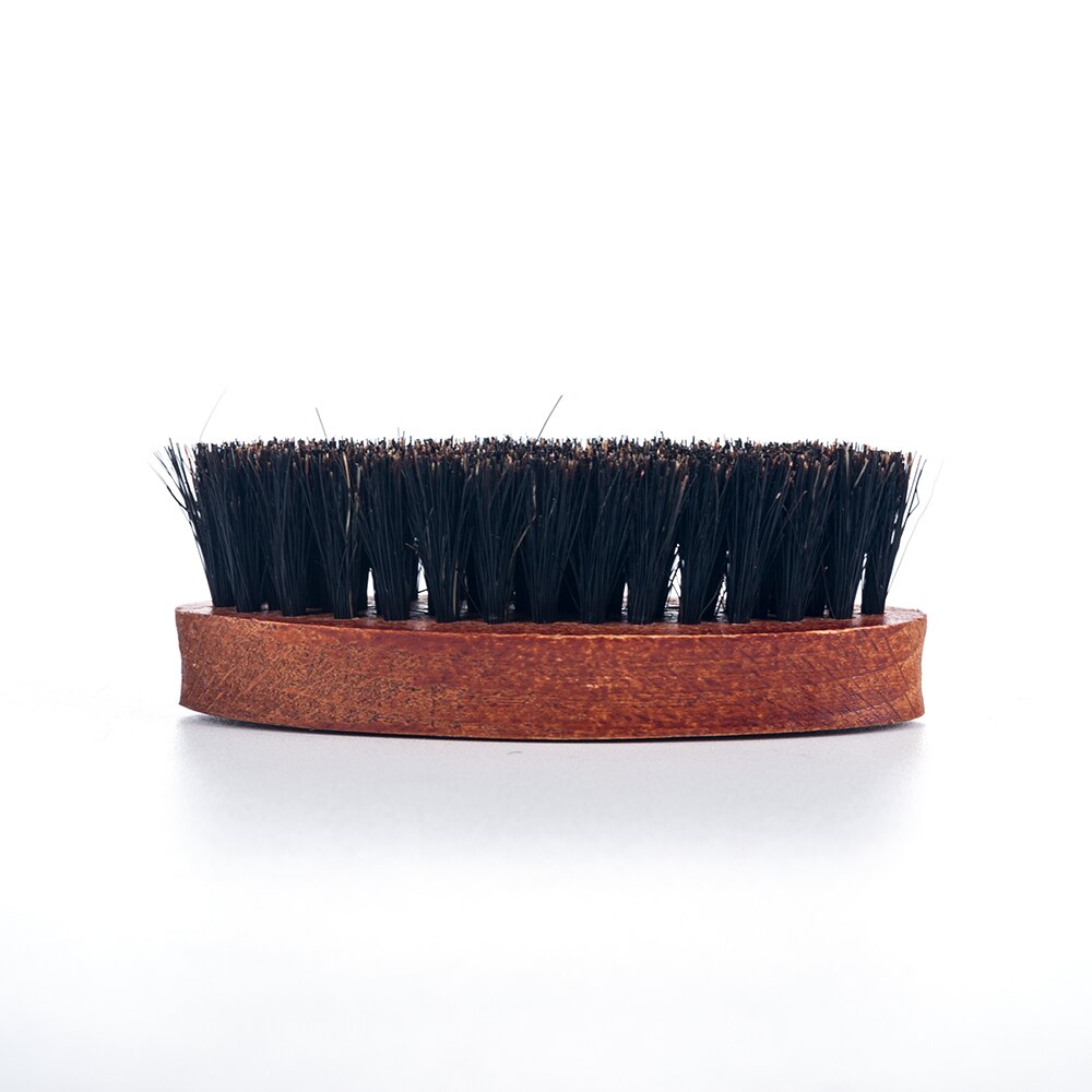 8cm natuurlijke baardborstels van zwijnenhaar voor mannen, bamboe gezichtsmassage die wonderen doet bij het kammen van baarden en snorren