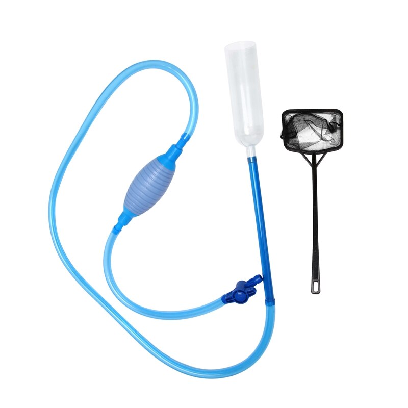 Fish Tank Cleaner Fish Tank Siphon Vacuum Pump Gravel Cleaner Fish Tank Water Changer Self Priming With Flow Control Tape Fish N: Default Title