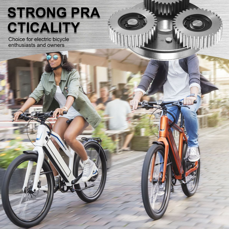 Engranaje planetario 36T 38mm con embrague para Motor bicicleta eléctrica E-Bike engranaje de acero Ebike