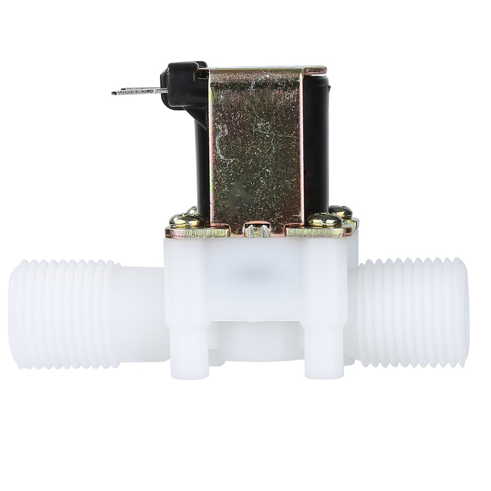Válvula Solenoide eléctrica de plástico Universal, interruptor de controlador de presión Nominal normalmente cerrado, 12V/24V, 1/2 &quot;N/C
