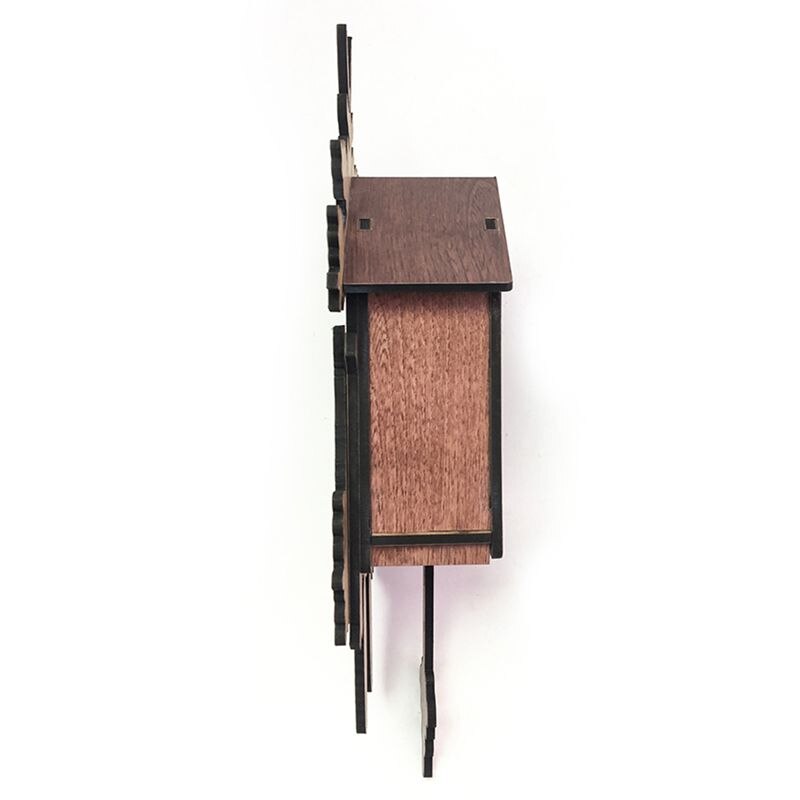 Gtbl-reloj de pared de estilo retro decorativo para el hogar, reloj colgante de pájaro, reloj de cuco de madera, reloj de péndulo para sala de estar, reloj de arte artesanal para casa nueva