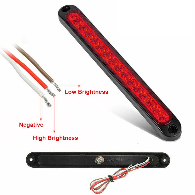 6pcs 15LED Rear Light Trailer Stop Signal Trailer LED Lights Truck LED 24v Truck Lights LED Tail Light 10-30V Tail Brake Light