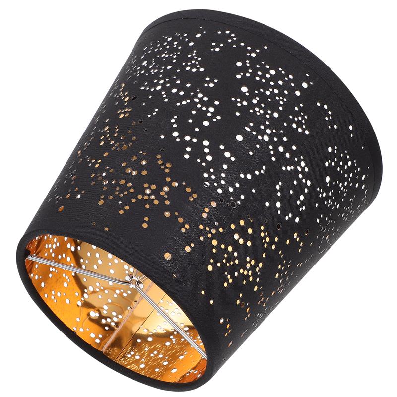 Hollow-Out Cloth Lamp Shade Clip-Bulb Light Cover Light Shade Lamp Cover Hollow Out Fabric Clip Bubble Lampshade