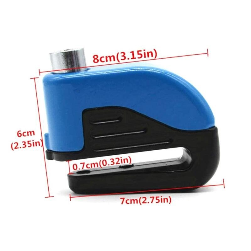 Motorcycle Disc Brake Alarm Lock Motorcycle Mountain Lock Alarm Disc Wheel Bike Lock Safety Brake Alarm Anti-theft Brake Di T2T3