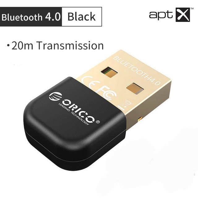 ORICO USB Bezprzewodowy adapter Bluetooth 4.0 Nadajnik Dongle Odbiornik dźwięku muzycznego do komputera PC Windows Głośnik Bezprzewodowa mysz