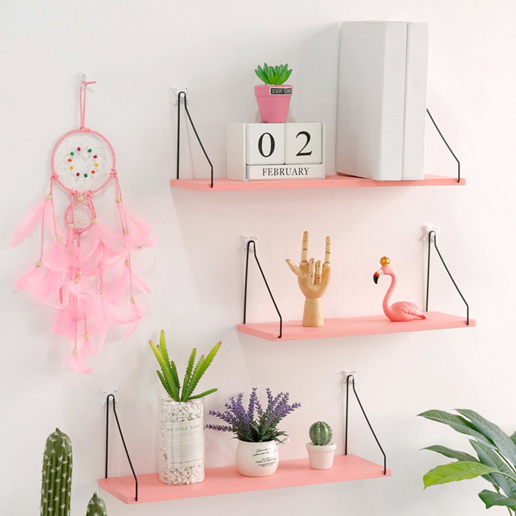 Étagère murale en bois de forme géométrique, support de rangement, Organization pour chambre à coucher, cuisine, décoration de maison, chambre d&#39;enfant