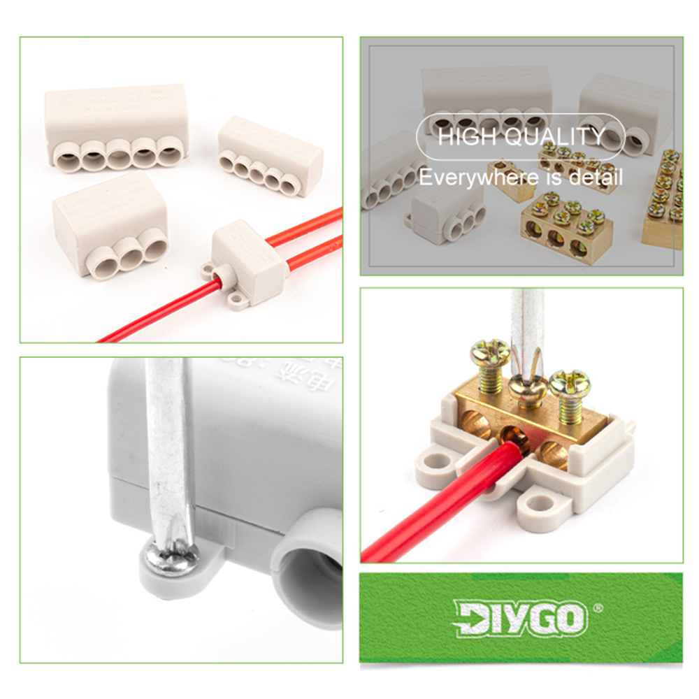 5 uds divisor de alta potencia conector de Cable rápido bloque de terminales caja de conexiones de Cable eléctrico ZK-306 ZK-506 ZK-316 ZK516 conectores