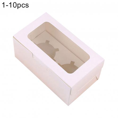 10Pcs Cupcake Muffin Cookies Kraft Paper Packing Box Container with Cardboard Boxes: 1