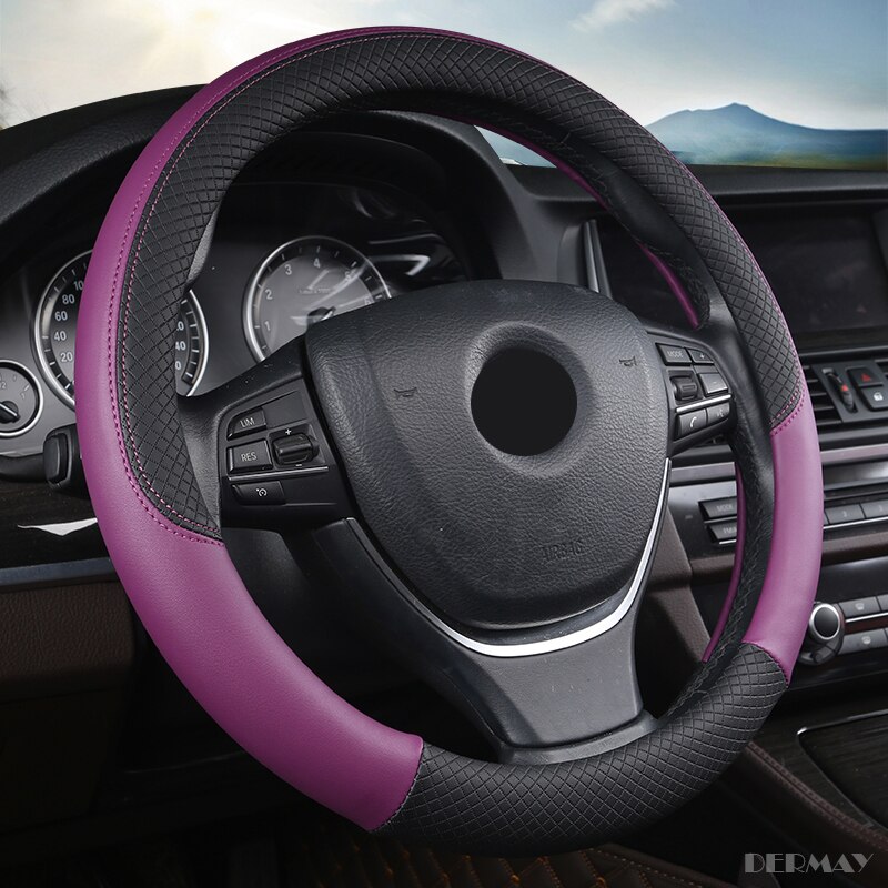 Stuurhoes microvezelleer maat m past op de meeste auto's