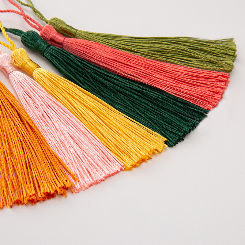 20 piezas marcapáginas de 80mm, cuerda colgante, borla de seda para artesanía de nudos chinos, llavero DIY, ganchos para pendientes, colgante, accesorios para hacer joyas