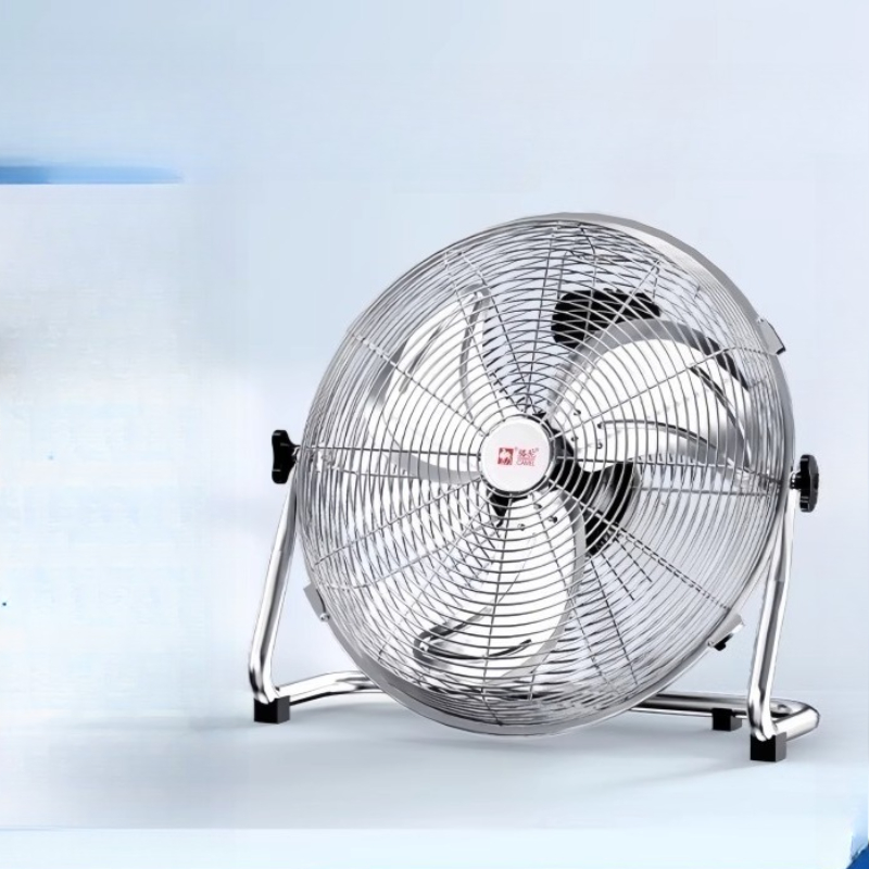 Heavy-Duty Floor Fan: Industrial Copper Motor 3-Speed Tilt Energy Saving Leakproof Jobsite/Household Use Industrial fan