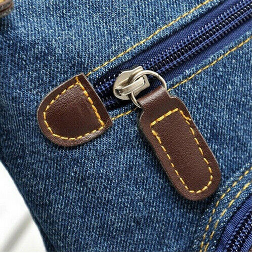 Neue lässig schulter Bote Denim tasche blau Cowboy stil Vorderseite tasche Handtasche