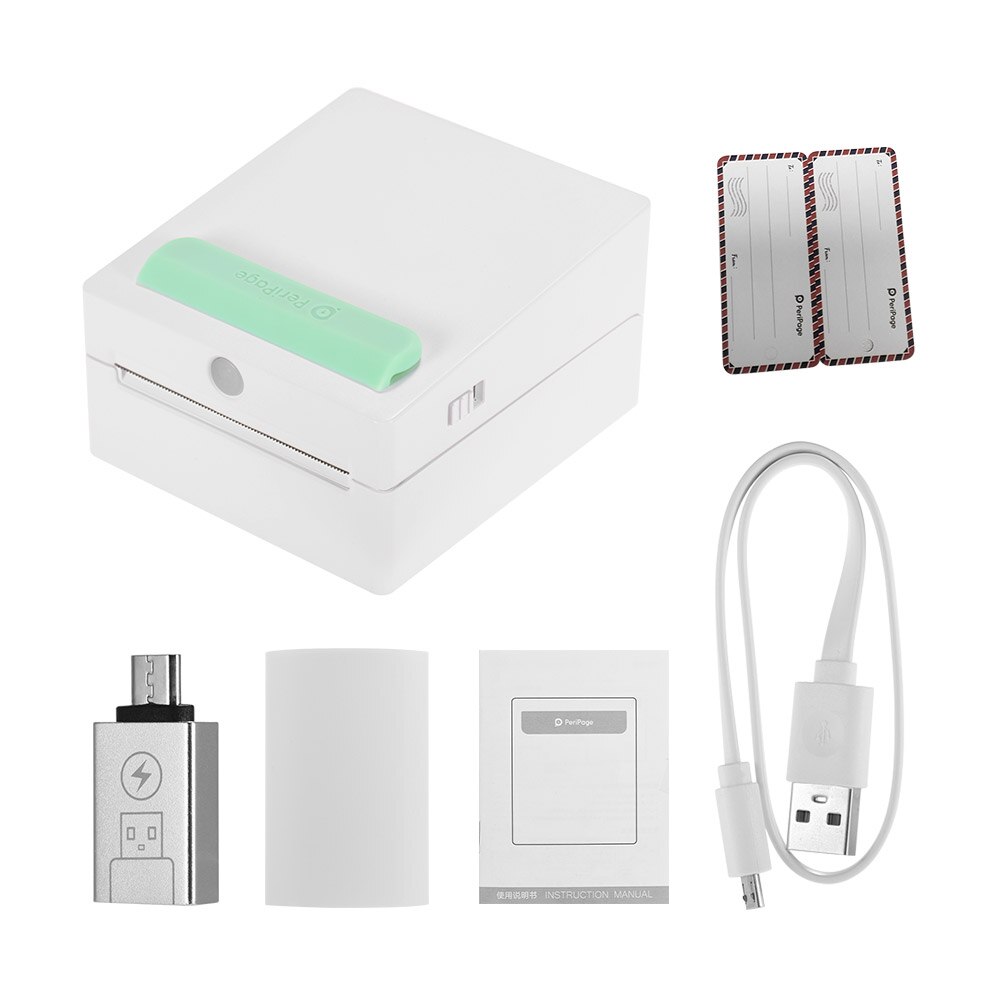 Mini Pocket Wireless Bt Printer Draagbare Mini Camera Clip Label Memo Sticker Ar Foto Printer Voor Android Ios Smartphone