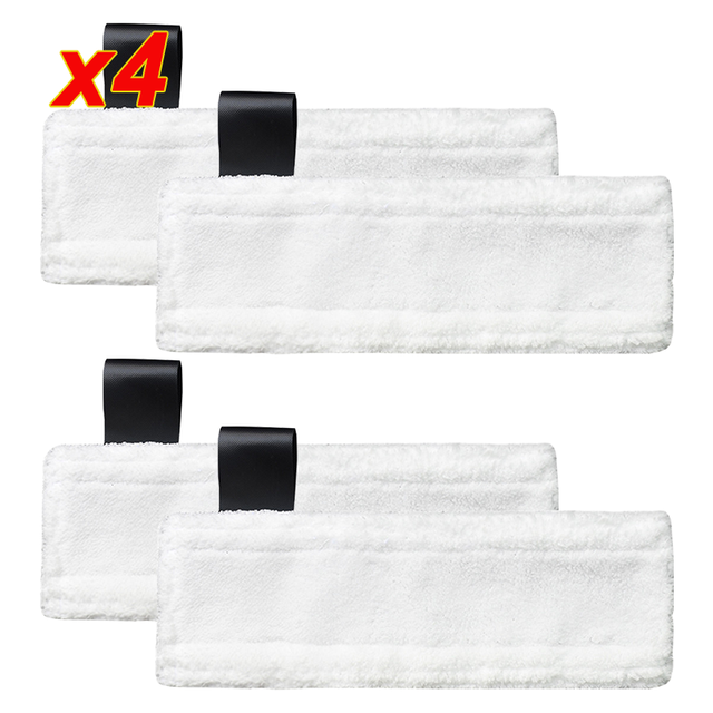 Mop parowy szmaty dla Karcher Easyfix SC2 SC3 SC4 SC5 wymiana mikrofibry podkładka do czyszczenia pokrywa odkurzacz parowy akcesoria: SMT567-4PCS