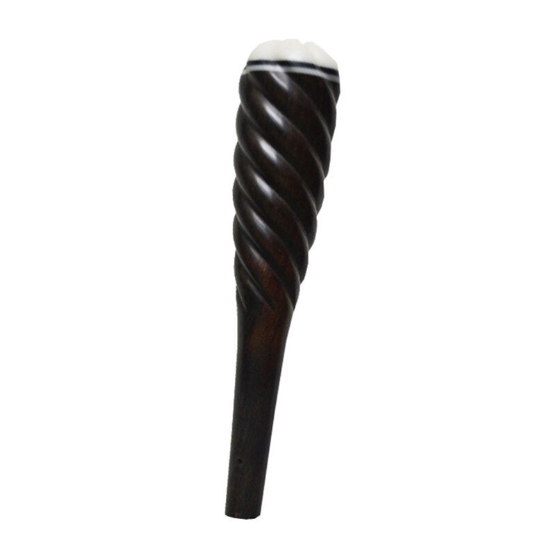 1 PCS Pipa Lute Axis Pins Turning Mahogany Ebony Rosewood Material Pipa Accessories Adult children&#39;s PI PA lute shaft: Ebony Twist pattern