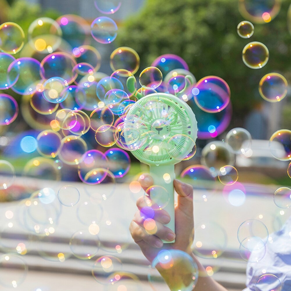 2-in-1 Mini Elektrische Karikatur Ebene Handheld blasiert Gebläse Maschine Kühl draussen Tragbare Mini Karikatur blasiert Maschine Fan