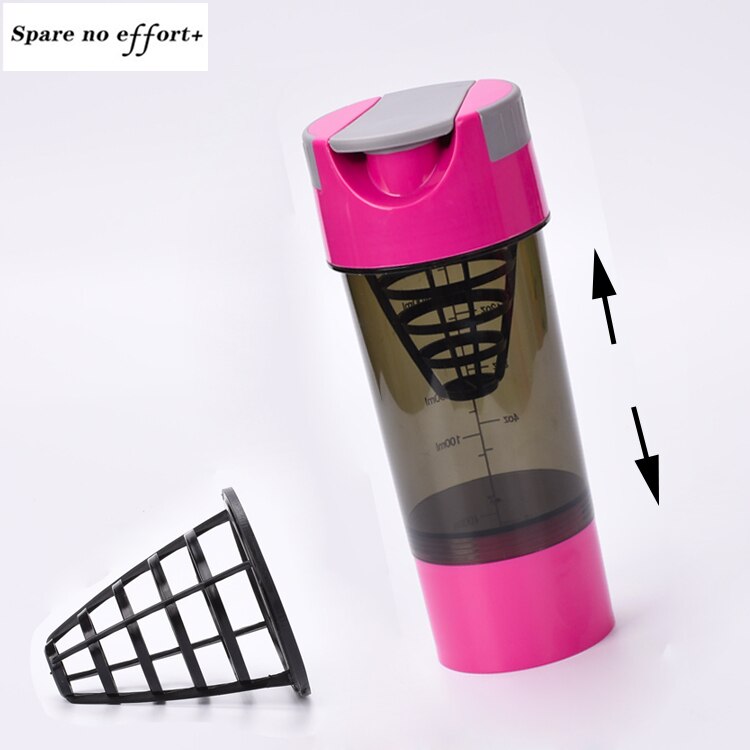 500ML Water Bottle Plastic Direct Drinking Bottle School Water Bottles Shaker Bottle Gourde En Plastique Sport