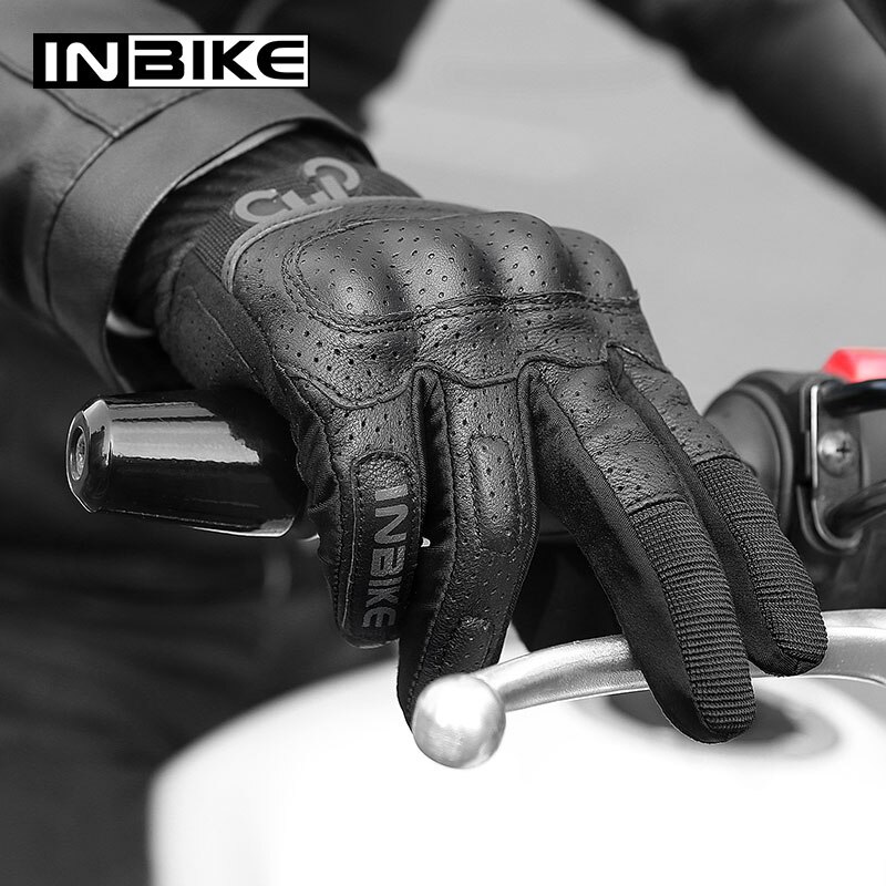 Inbike motorcykel handsker åndbare motorcykel handsker touch screen stødsikre moto guantes herre motocross handsker