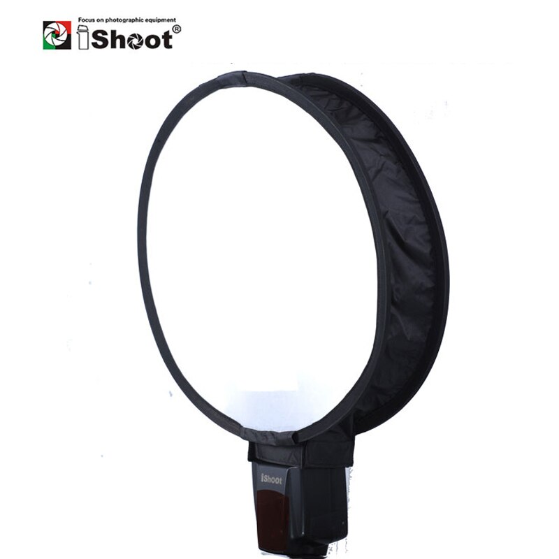 5PCS iShoot Easy-fold Round Mini Flash Softbox Diffuser Reflector for Nikon SB910 SB900 SB800SB700 SB600 SB80DX SB28 SB26 SB24