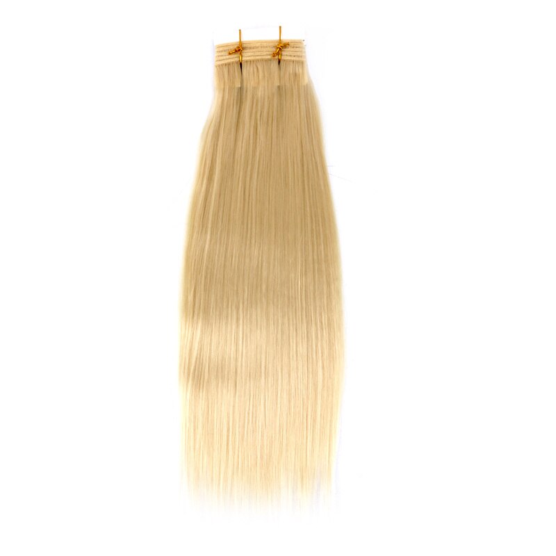 Angie-tissage synthétique lisse, soyeux, Extensions pour femmes, 8 à 20 pouces, mèche en Fiber: #613 / 8inch 1piece