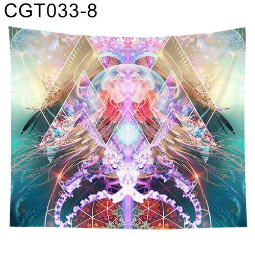 Gobelänger etnisk stil djur vägg hängande gobeläng filt matta matta bakgrund dekoration väggduk gobelänger boho dekor: Cgt 033 8