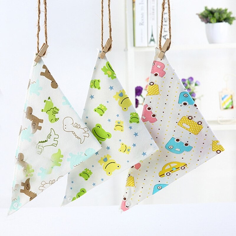 Leuke Baby Kids Slabbetjes Catoon Sjaal Bandana Dribble Feeding Speeksel Zakdoek Handdoek