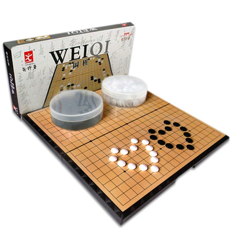 Go Set Large Go Game Teaching Children Adult Go Gobang Set Travel Game Chess Board Set: Default Title
