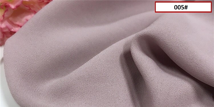 Mousseline de soie tissu Opaque doux tissu pour mousseline de soie robe blouse skite mariage décor bricolage blanc noir rose rouge jaune bleu 120d tissu: 5