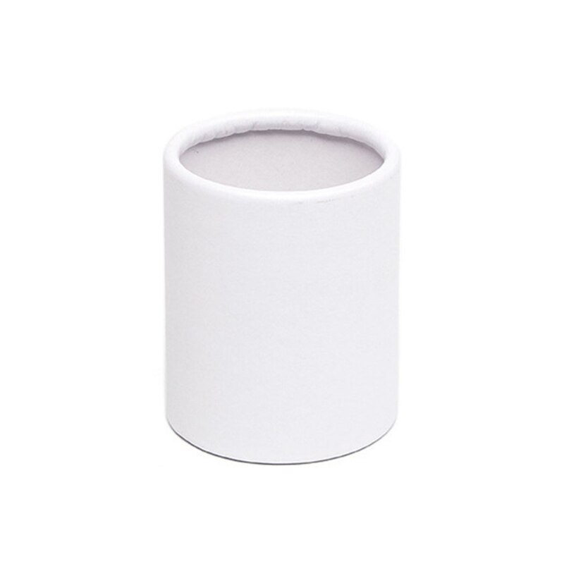 95AA Kleine Karton Blume Verpackung Kasten Mini Runde Zylinder Papier Blumen Umarmung Eimer Vase für Blumen Anordnung: Weiß