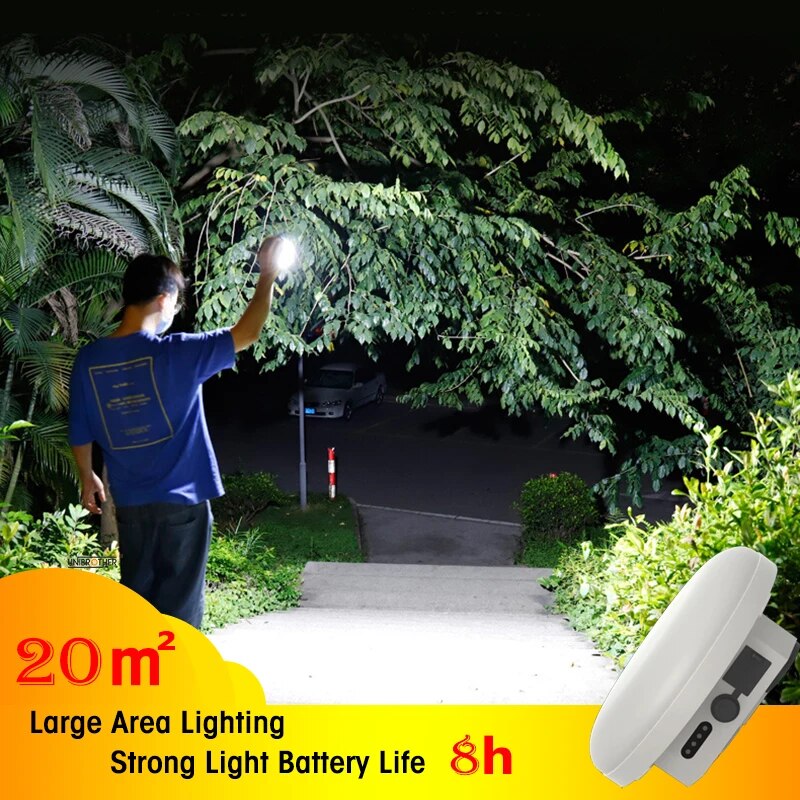 Linterna de Camping recargable con imán, potente luz portátil, luces LED para tienda de campaña, iluminación de reparación de trabajo