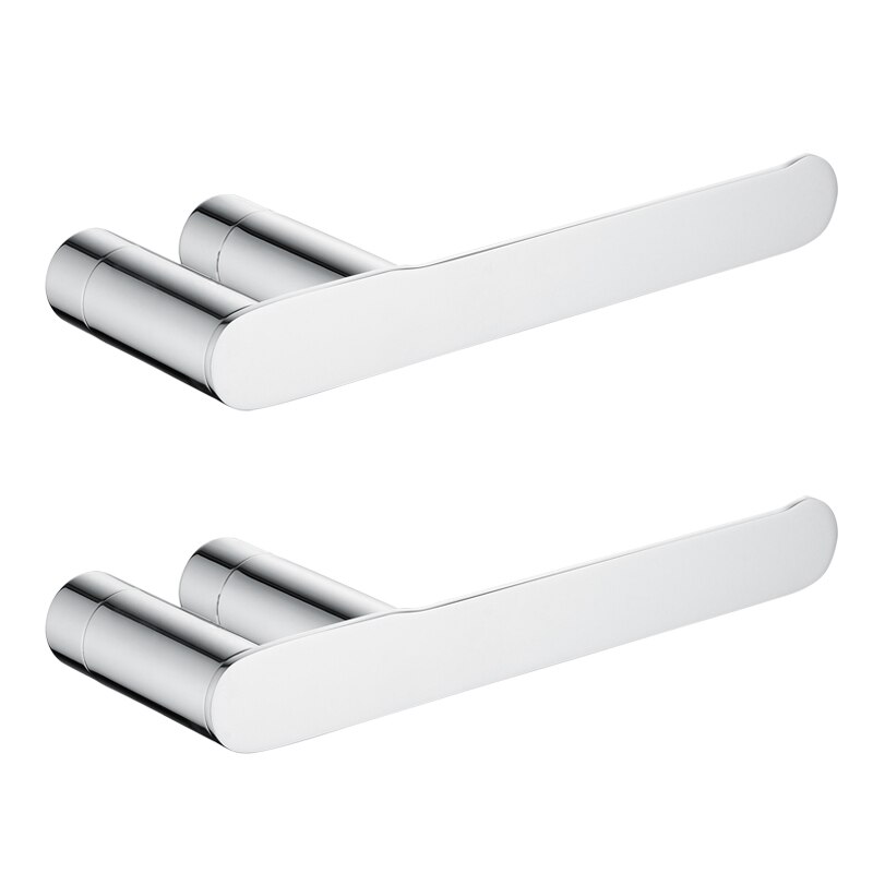 Wall Mounted Toiletrolhouder Tissue Papier Houder Wc Roll Papier Hanger Plank Voor Badkamer Accessoires: 2 pcs